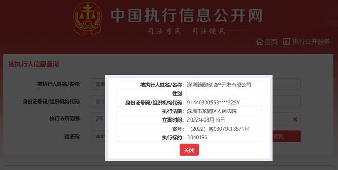 頤安集團旗下麓園地產(chǎn)被列為被執(zhí)行人，執(zhí)行標的304萬元，涉及投資興辦實業(yè)